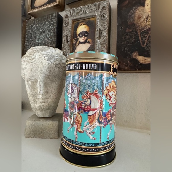Fortnum & Mason Other - Fortnum And Mason's Musical Merry-Go-Round Empty Tin 7" From England